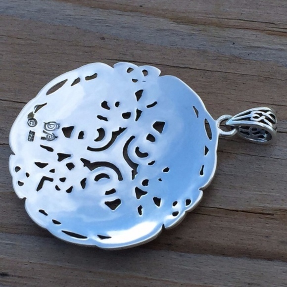 3 Celtic Wolves .925 Sterling Silver Pendant Triskele Triskelion Peter Stone - Picture 4 of 8